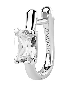 Brosway - Stříbrná single náušnice Fancy Infinite White FIW11