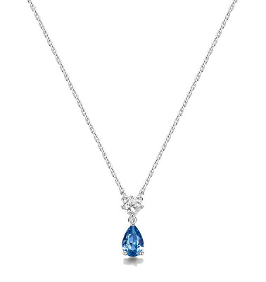 Brosway - Půvabný náhrdelník ze stříbra Freedom Blue Fancy FFB109
