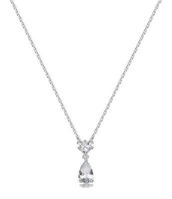 Brosway - Půvabný náhrdelník ze stříbra Infinite White Fancy FIW113