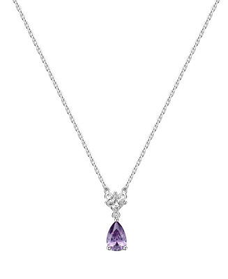 Brosway - Půvabný náhrdelník ze stříbra Magic Purple Fancy FMP111