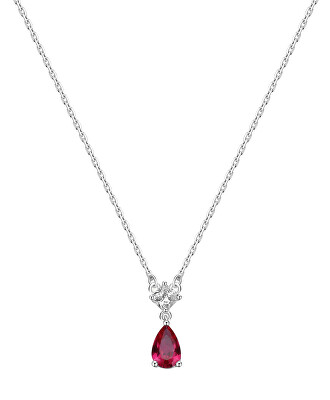 Brosway - Půvabný náhrdelník ze stříbra Passion Ruby Fancy FPR111