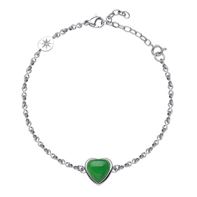 Brosway - Romantický dámský náramek s jadeitem Essential BNL139