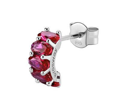 Brosway - Stříbrná single náušnice Fancy Passion Ruby FPR09