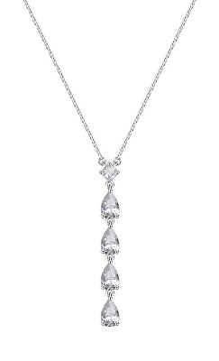 Brosway - Stříbrný náhrdelník s kubickými zirkony Infinite White Fancy FIW114