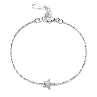 Brosway - Stříbrný náramek Hvězda Infinite White Fancy FIW141