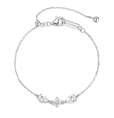 Brosway - Stříbrný náramek s kubickými zirkony Infinite White Fancy FIW116