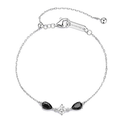 Brosway - Stříbrný náramek s kubickými zirkony Mystery Black Fancy FMB117