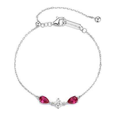 Brosway - Stříbrný náramek s kubickými zirkony Passion Ruby Fancy FPR114