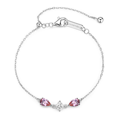 Brosway - Strieborný náramok s kubickými zirkónmi Tender Pink Fancy FTP05
