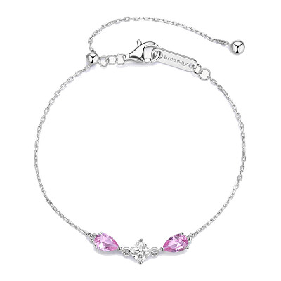 Brosway - Stříbrný náramek s kubickými zirkony Vibrant Pink Fancy FVP113
