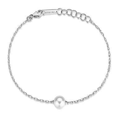 Brosway - Stříbrný náramek s umělou perlou Infinite White Fancy FIW137