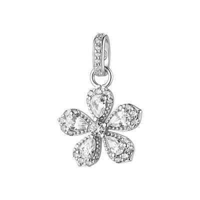 Brosway - Strieborný prívesok Kvetina Fancy Infinite White FIW198