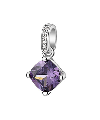 Brosway - Stříbrný přívěsek s fialovým zirkonem Fancy Magic Purple FMP25