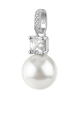 Brosway - Stříbrný přívěsek se zirkonem a perlou Fancy Infinite White FIW132