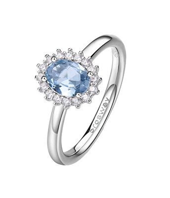 Brosway - Elegantní stříbrný prsten Fancy Cloud Light Blue FCL74