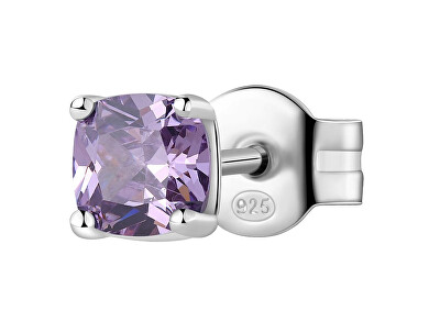 Brosway - Stylová stříbrná single náušnice Fancy Magic Purple FMP07