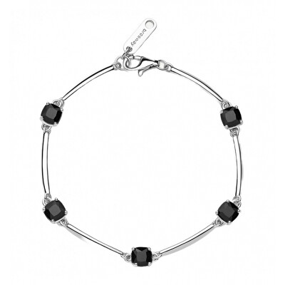 Brosway - Stříbrný náramek s kubickými zirkony Fancy Mystery Black FMB04