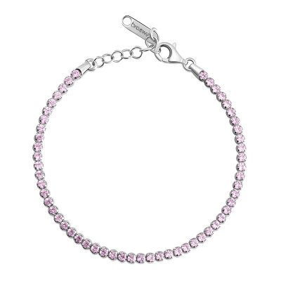 Brosway - Tenisový náramek s kubickými zirkony Fancy Vibrant Pink FVP108