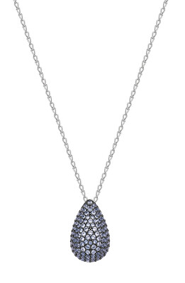 Brosway - Stříbrný náhrdelník Tear Drop Cloud Light Blue Fancy FCL114