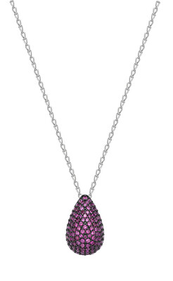 Brosway - Stříbrný náhrdelník Tear Drop Passion Ruby Fancy FPR120