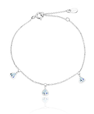 Beneto Exclusive - Elegantní stříbrný náramek s topazy TOPAGB5/20