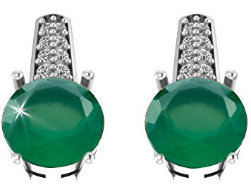 Beneto Exclusive - Stříbrné náušnice s acháty ACHAGUC1930