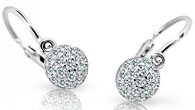 Cutie Diamonds - Blyštivé dětské náušnice z bílého zlata s brilianty DC2150-10-00-X-2