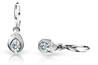 Cutie Diamonds - Dětské náušnice z bílého zlata s brilianty DC1898-10-00-X-2