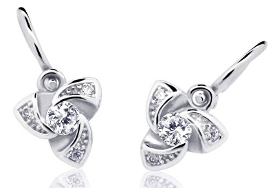 Cutie Diamonds - Dětské náušnice z bílého zlata s brilianty DC2203-10-00-X-2