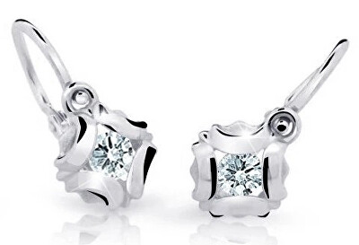 Cutie Diamonds - Dětské náušnice z bílého zlata s brilianty DC2216-10-00-X-2