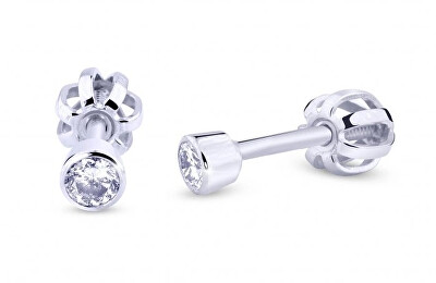 Cutie Diamonds - Drobné náušnice z bílého zlata s diamanty DZ3033-30-00-X-2