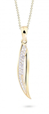 Cutie Diamonds - Elegantní přívěsek ze žlutého zlata s diamanty DZ8047-40-00-X-1