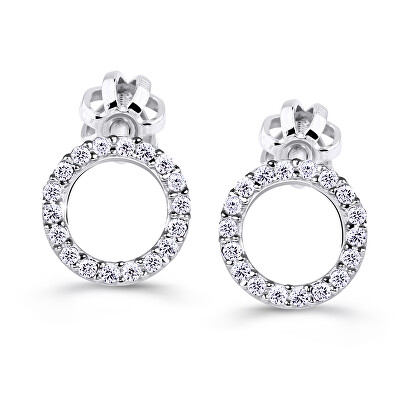 Cutie Diamonds - Luxusní náušnice z bílého zlata s brilianty DZ60240-30-00-X-2