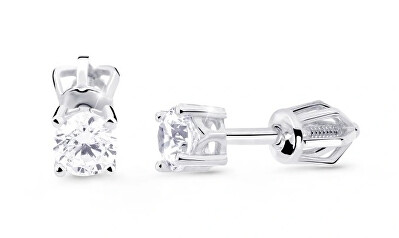 Cutie Diamonds - Luxusní náušnice z bílého zlata s diamanty DZ8025-30-00-X-2-1