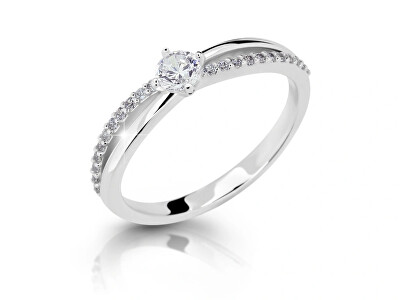 Cutie Diamonds - Luxusní prsten z bílého zlata s diamanty DZ6728-2837-10-X-2