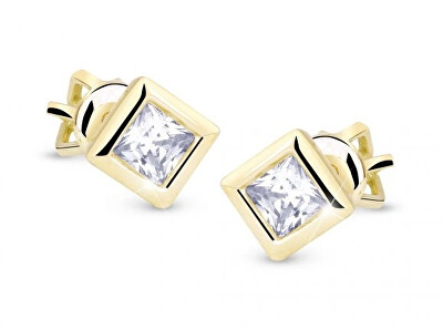 Cutie Diamonds - Minimalistické náušnice ze zlata s diamanty DZ8043-30-00-X-1