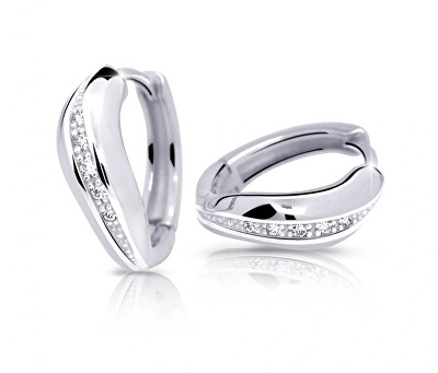 Cutie Diamonds - Nádherné náušnice z bílého zlata s brilianty DZ6479-2132-80-00-X-2
