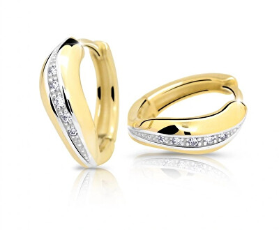 Cutie Diamonds - Nádherné náušnice ze žlutého zlata s brilianty DZ6479-2132-80-00-X-1