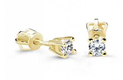 Cutie Diamonds - Náušnice ze žlutého zlata s diamanty DZ61062-30-00-X-1