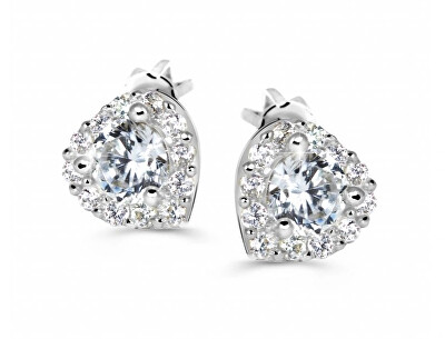 Cutie Diamonds - Něžné náušnice z bílého zlata s diamanty DZ60231-30-00-X-2