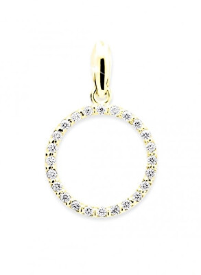 Cutie Diamonds - Přívěsek ze žlutého zlata s diamanty Kroužek DZ6270-1979-40-00-X-1
