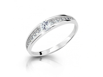 Cutie Diamonds - Prsten z bílého zlata s diamanty DZ6723-2804-10-X-2