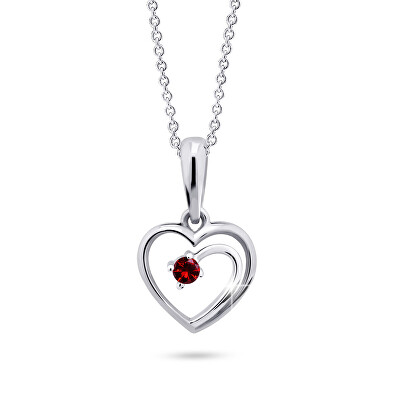 Cutie Diamonds - Půvabný přívěsek z bílého zlata s rubínem DZ6300-1602-40-RU-X-2