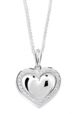 Cutie Diamonds - Třpytivý přívěsek z bílého zlata s diamanty DZ6305-2405-40-00-X-2