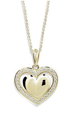 Cutie Diamonds - Třpytivý přívěsek ze žlutého zlata s diamanty DZ6305-2405-40-00-X-1