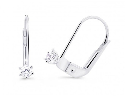 Cutie Jewellery - Decentní náušnice z bílého zlata Z8020-55-10-X-2