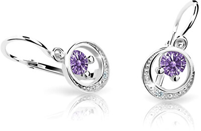 Cutie Jewellery - Dětské náušnice z bílého zlata C1997-10-X-2