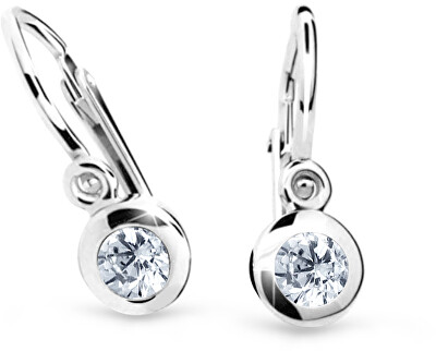 Cutie Jewellery - Dětské náušnice z bílého zlata C1537-10-X-2