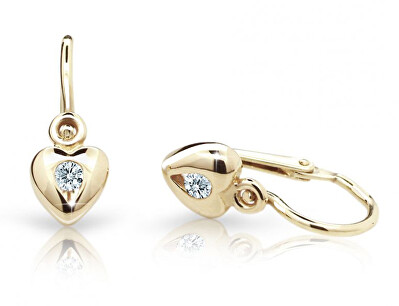 Cutie Jewellery - Zlaté dětské náušnice C1556-10-X-1