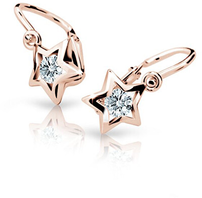 Cutie Jewellery - Dětské náušnice z růžového zlata C1942-10-X-4